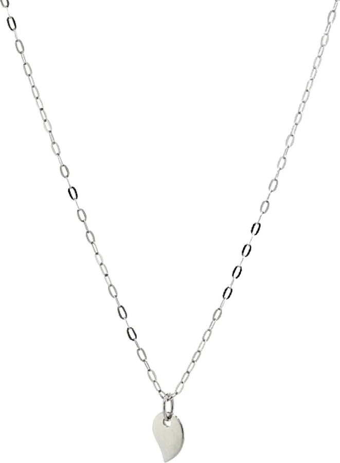 Tamara Comolli 18K white gold Sparkle Heart necklace