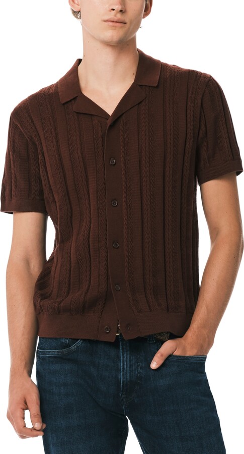 Buffalo David Bitton Men's Wasko Button-Up Sweater Shirt