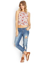 Thumbnail for your product : Forever 21 Down-To-Earth Buttoned Top