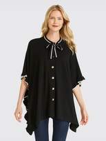 Thumbnail for your product : Draper James Ruffle Oversized Sweater