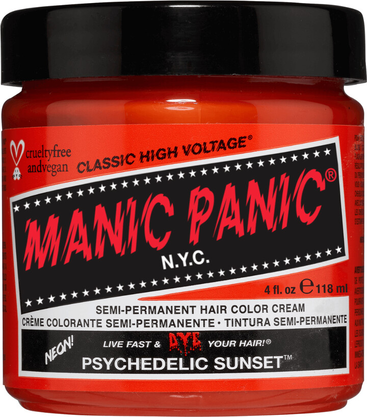 Manic Panic Psychedelic Sunset Semi Permanent Cream Hair Color 4.0000 Oz