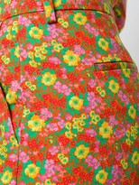 Thumbnail for your product : MSGM Slim-Fit Floral Print Trousers