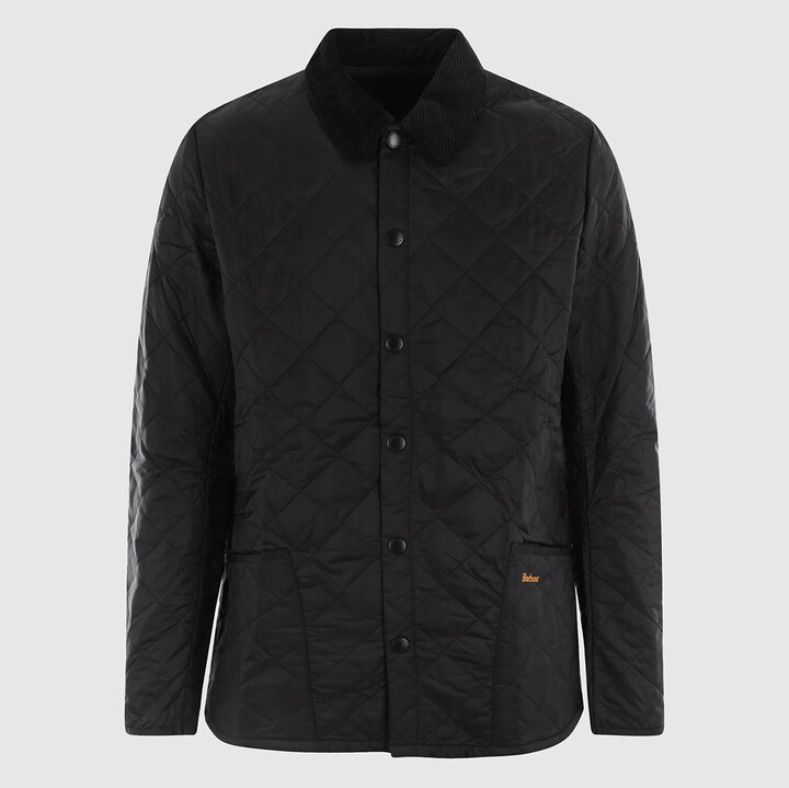 Barbour Black Down Jacket ShopStyle