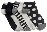 Thumbnail for your product : Next Five Pack Mono Spot Trainer Socks