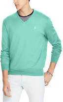Thumbnail for your product : Ralph Lauren Slim Fit Cotton V-Neck Sweater