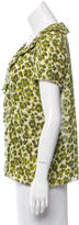 Thumbnail for your product : Kate Spade Leopard Print Silk Top