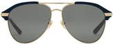 Thumbnail for your product : Gucci Specialized fit aviator metal sunglasses