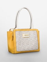 Thumbnail for your product : Calvin Klein Carey Logo Structured City Gusset Tote