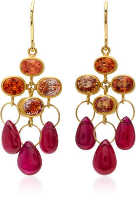 Mallary Marks Ruby 18K Gold Multi-Stone Earrings