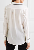 Thumbnail for your product : Equipment Keira Washed-silk Shirt - Cream