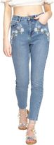 Thumbnail for your product : Miss Selfridge Embroidered Mom Jean