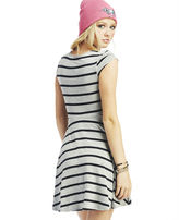 Thumbnail for your product : Wet Seal Striped Cap-Sleeve Skater Dress
