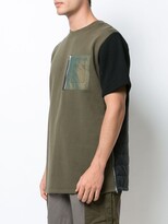 Thumbnail for your product : Mostly Heard Rarely Seen contrast fitted T-shirt