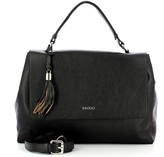 Thumbnail for your product : Iuntoo Black Leather Armonia Convertible Top Handle Bag