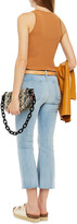 Thumbnail for your product : Frame Le Bardot Faded High-rise Kick-flare Jeans