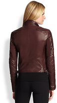 Thumbnail for your product : Ralph Lauren Black Label Circuit Leather Biker Jacket