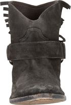 Thumbnail for your product : Golden Goose Distressed Rennie Fringe Ankle Boots-Black