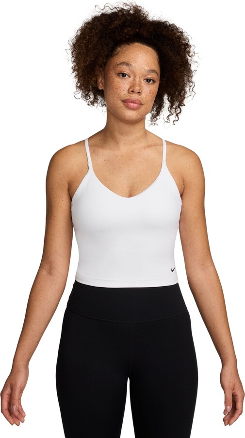 Nike Women's Indy Light-Support Built-In Bra Tank - Black/white