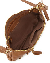 Thumbnail for your product : Linea Pelle Dylan Zip Leather Crossbody Bag, Coffee Bean