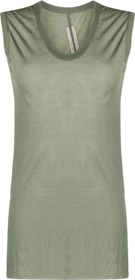 Rick Owens sleeveless V-neck tank top