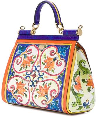 Dolce & Gabbana Sicily printed shoulder bag