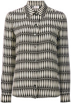 Lanvin - tile pattern shirt 