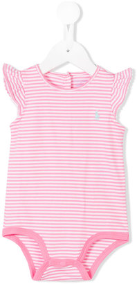 Ralph Lauren Kids - striped bodie - kids - Cotton - 9 mth