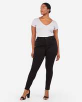 Thumbnail for your product : Express Super High Waisted Black Jean Leggings