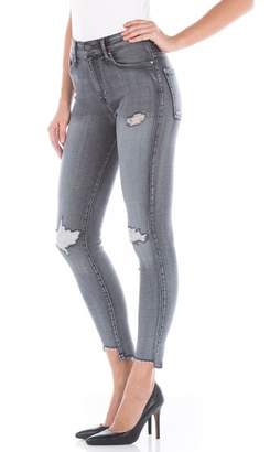 Fidelity Luna High Waist Distressed Skinny Jeans