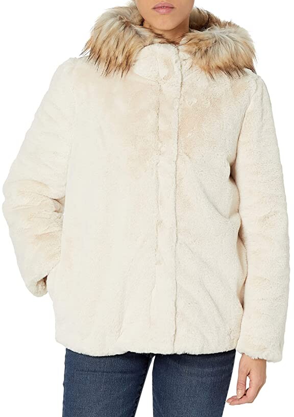 Womens Faux Fur Hooded Coat | Shop the world's largest collection 