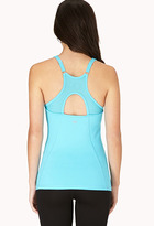 Thumbnail for your product : Forever 21 Cutout Mesh Workout Tank