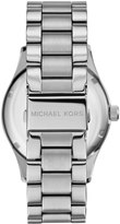 Thumbnail for your product : Michael Kors Mid-Size Silver Color Stainless Steel Layton Glitz Watch