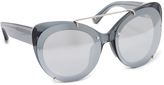 Thumbnail for your product : 3.1 Phillip Lim Cat Aviator Mirrored Sunglasses