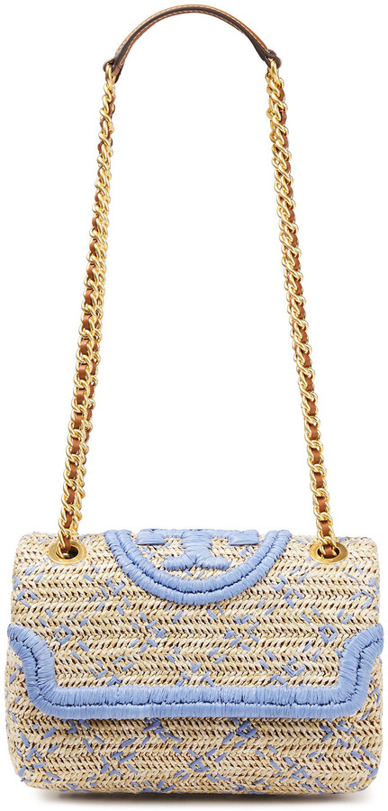 tory burch fleming leather