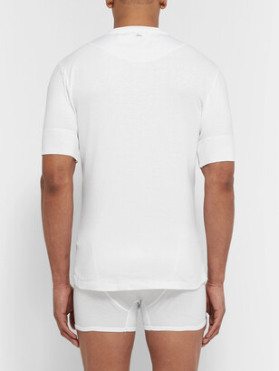 Schiesser Karl Cotton-Jersey Henley T-Shirt