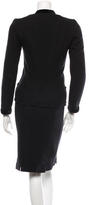 Thumbnail for your product : Yves Saint Laurent 2263 Yves Saint Laurent Wool Skirt Suit