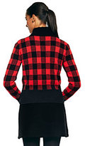 Thumbnail for your product : C. Wonder Wool Blend Buffalo Check Sweater Jacket