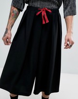 Thumbnail for your product : Reclaimed Vintage Inspired Wide Leg Culottes