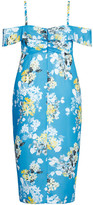 Thumbnail for your product : City Chic Whisper Floral Dress - blue