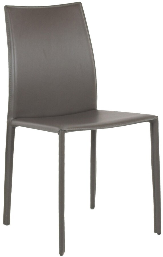 Elite Living Lynda MidCentury Modern Bonded Leather Dining Chair ShopStyle