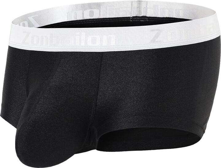 BIATWOWR Sexy Men's Underpants Short Leg Boxer Briefs Underwear Bulge