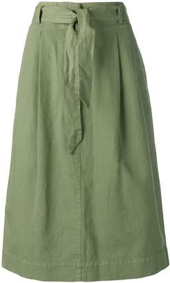 YMC belted a-line skirt