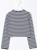 Thumbnail for your product : Miss Blumarine striped cardigan