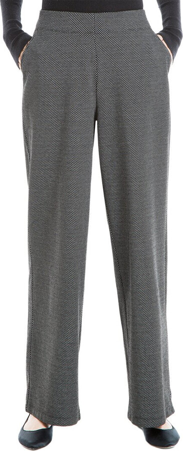 Max Studio Double Knit Easy Leg Trouser
