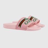 Thumbnail for your product : Gucci Children's print slides