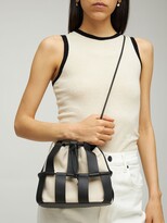 Thumbnail for your product : Hereu Linera Canvas & Leather Bucket Bag