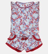 Thumbnail for your product : Poupette St Barth Kids Amber floral top