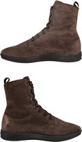 Thumbnail for your product : Moreschi Dark Brown Suede Lace-up Ankle Boot