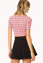 Thumbnail for your product : Forever 21 Sweetheart Crop Top