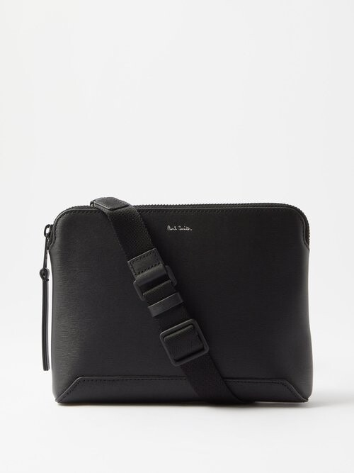 Paul Smith Leather Cross-body Bag - Black - ShopStyle